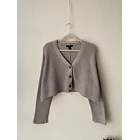 Cardigan gris. Talla: M 1