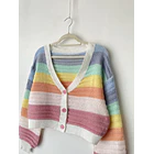 Cardigan arcoíris. Talla; M/L 2