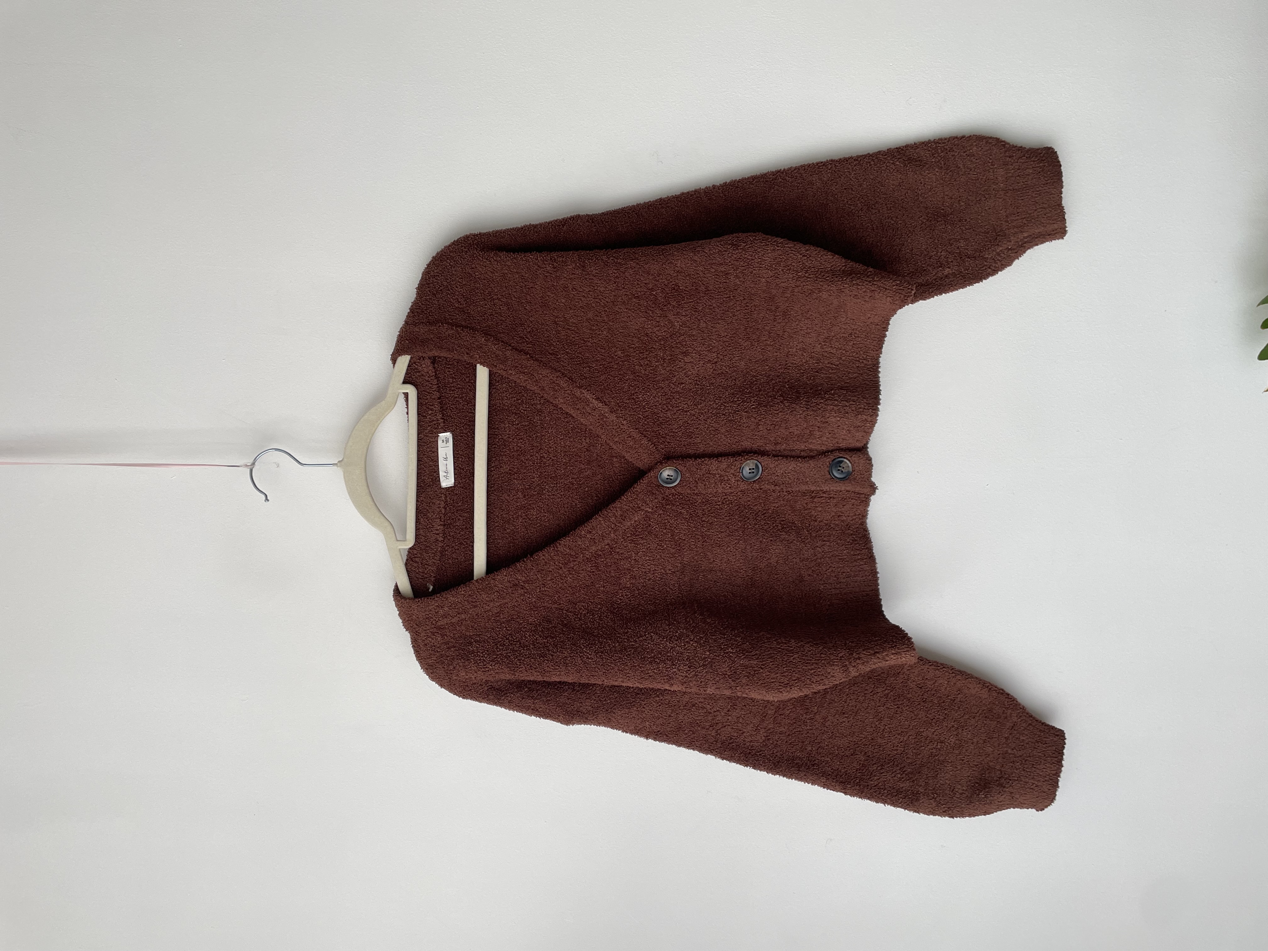 Cardigan café. Talla: M 1