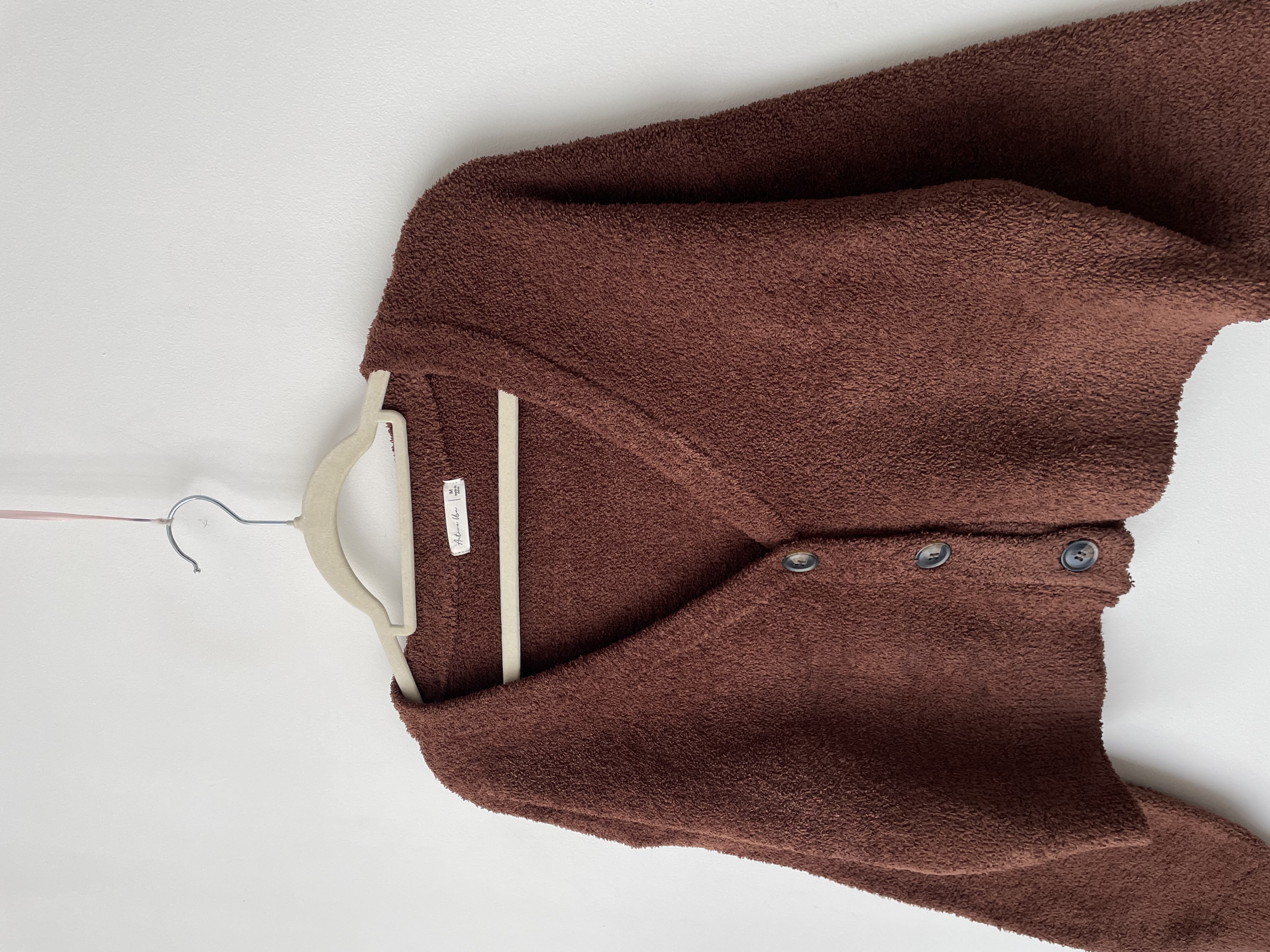 Cardigan café. Talla: M 3