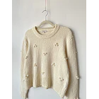 Sweater pompones. Talla: S holgado 2