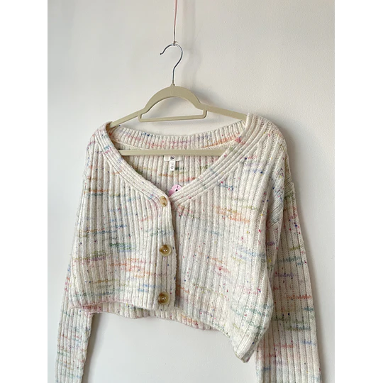 Cardigan pintas. Talla: xs