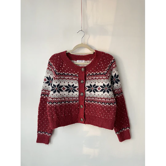 Cardigan nordic. Talla: XS/S