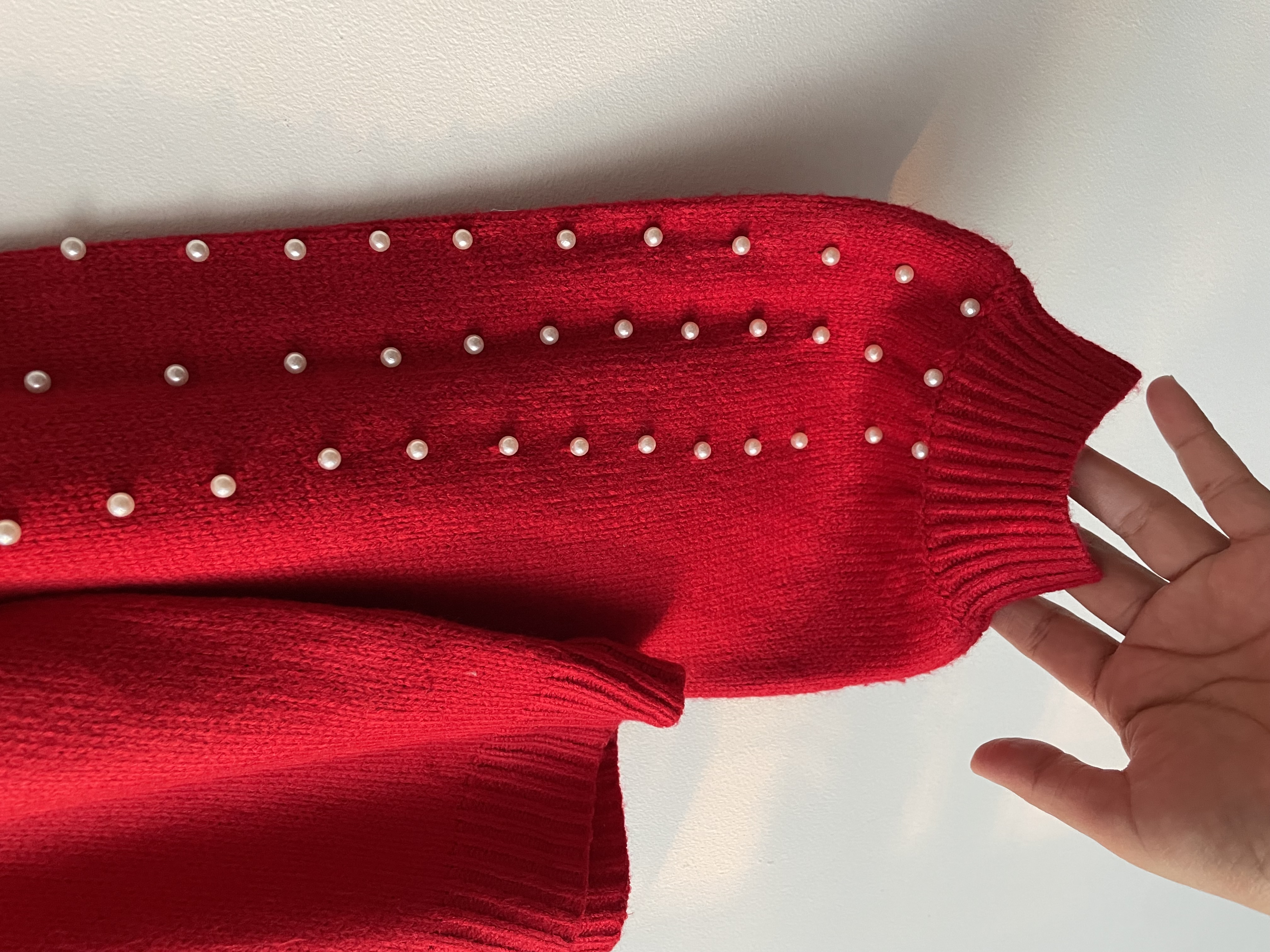 Sweater perlas. Talla: M oversized 3