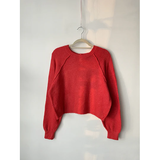 Sweater naranja. Talla; M