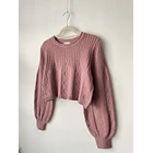 Sweater malva. Talla: XL 2