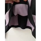 Sweater ajedrez morado. Talla: M (L)  5