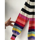 Sweater  rayas lana. Talla: XS 3