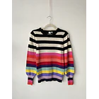 Sweater  rayas lana. Talla: XS 1