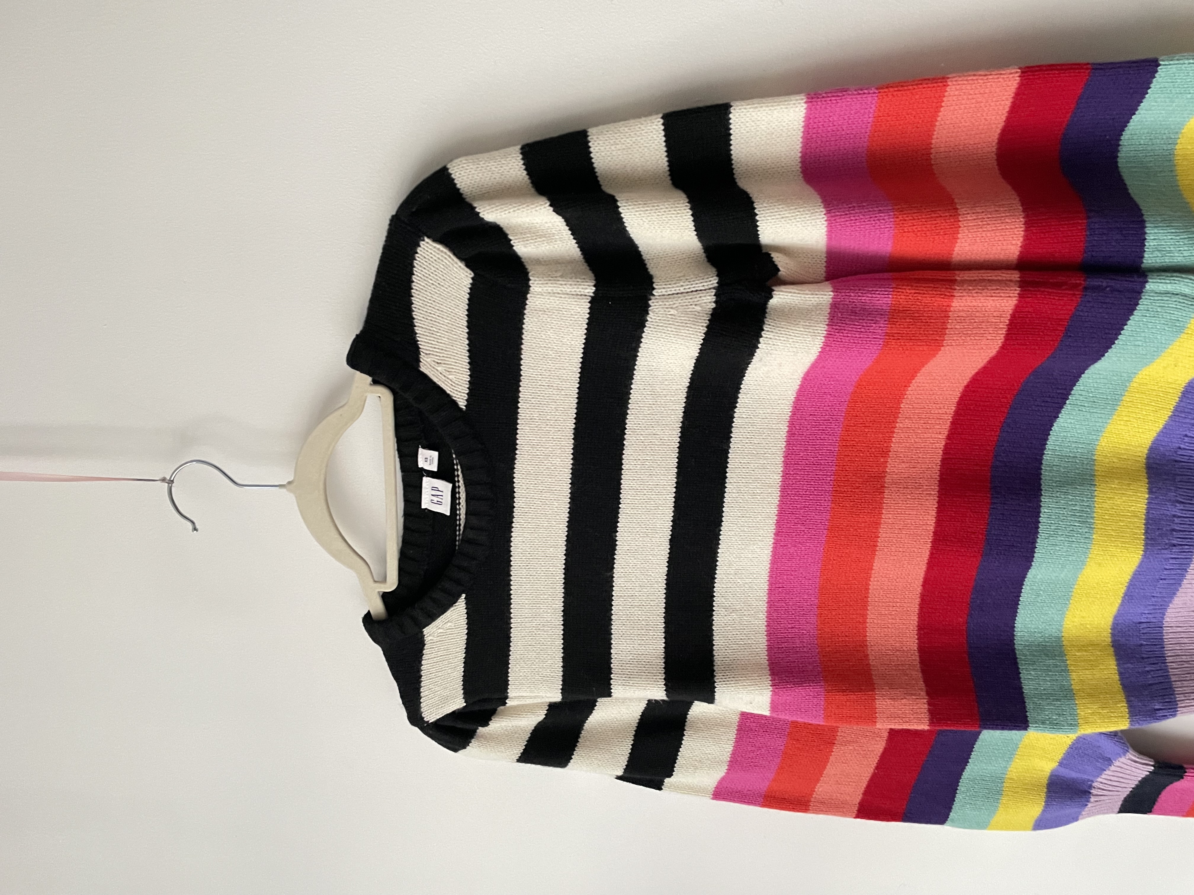 Sweater  rayas lana. Talla: XS 2