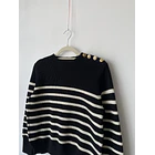 Sweater rayas botones. Talla: L chico (M) 2