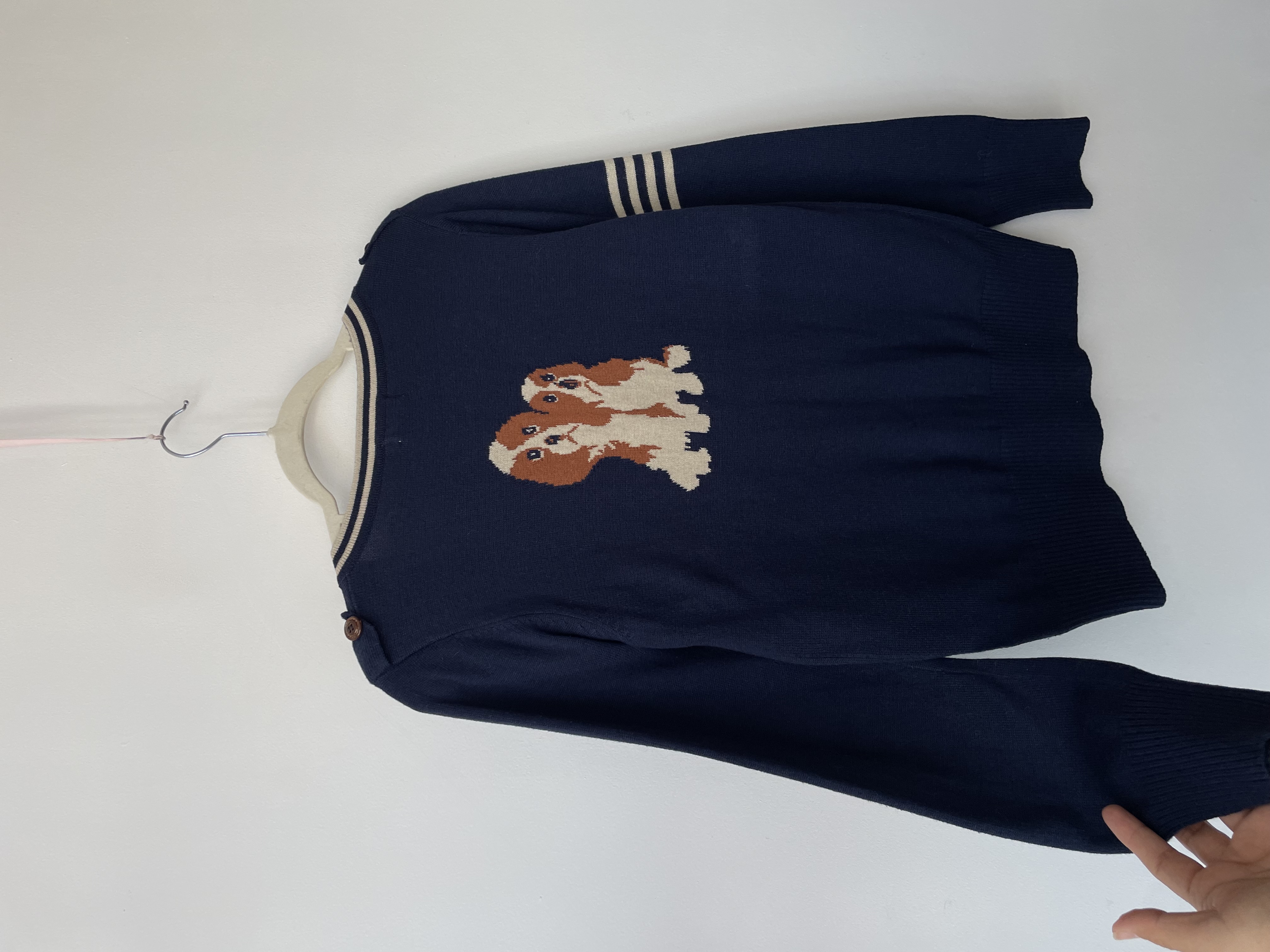 Cardigan perritos. Talla: única (S/M) 3