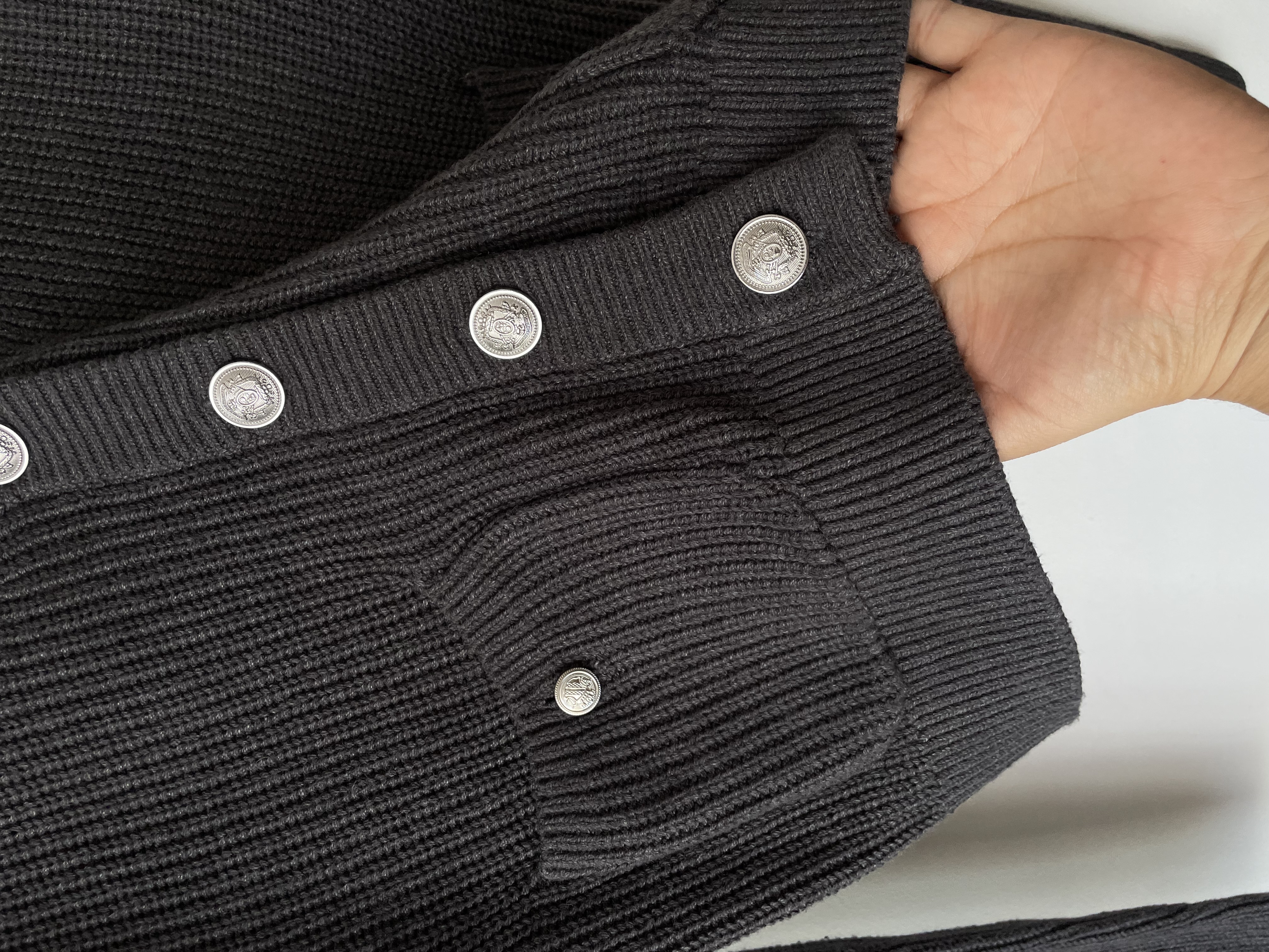 Cardigan gris. Talla: XS 2
