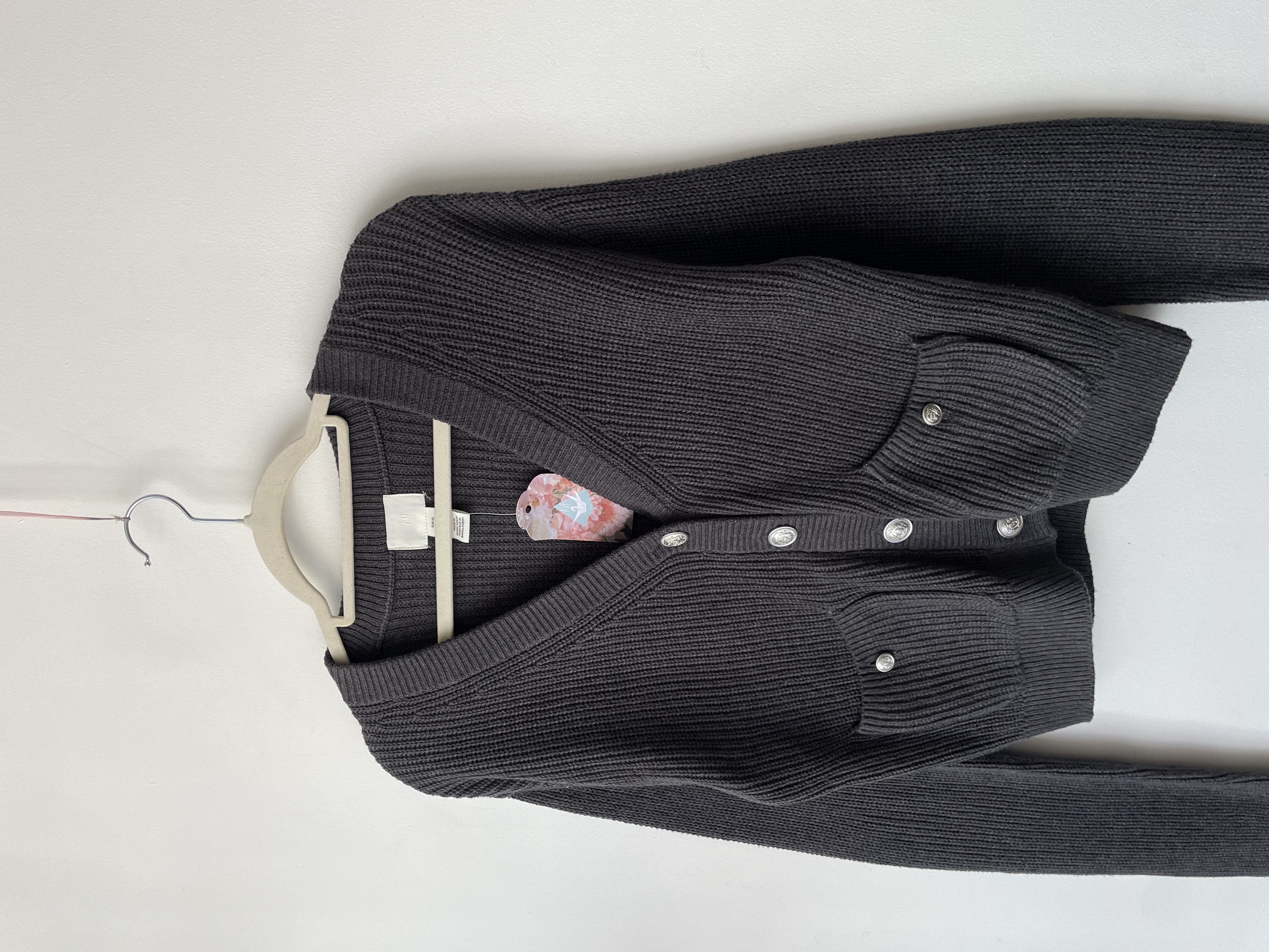 Cardigan gris. Talla: XS 3