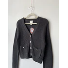 Cardigan gris. Talla: XS 3