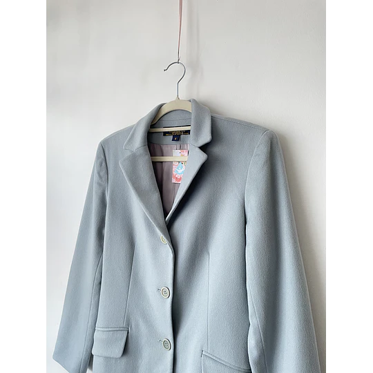 Blazer Baby blue lana. Talla: 6 (36)
