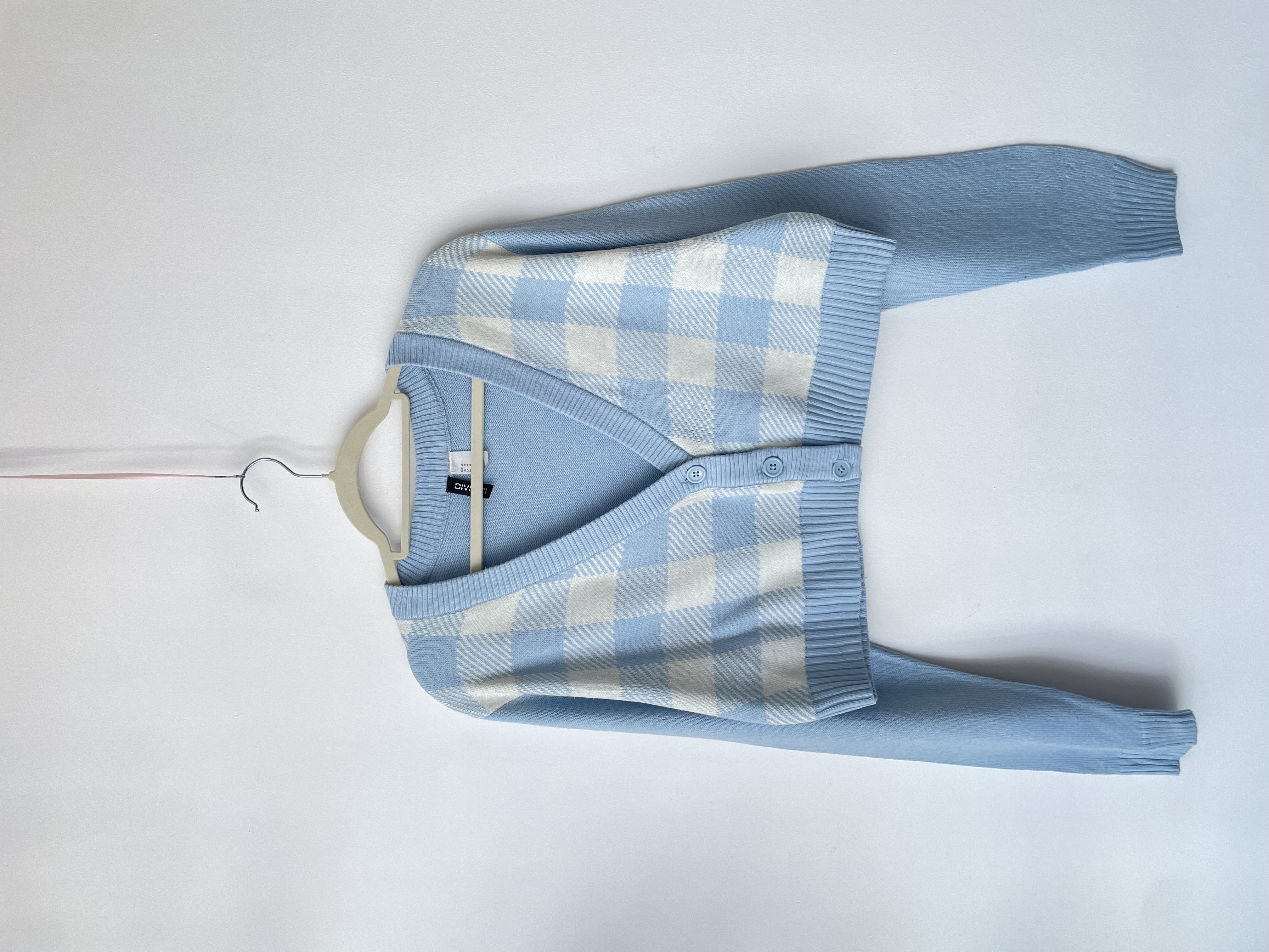 Cardigan celeste. Talla: M 1