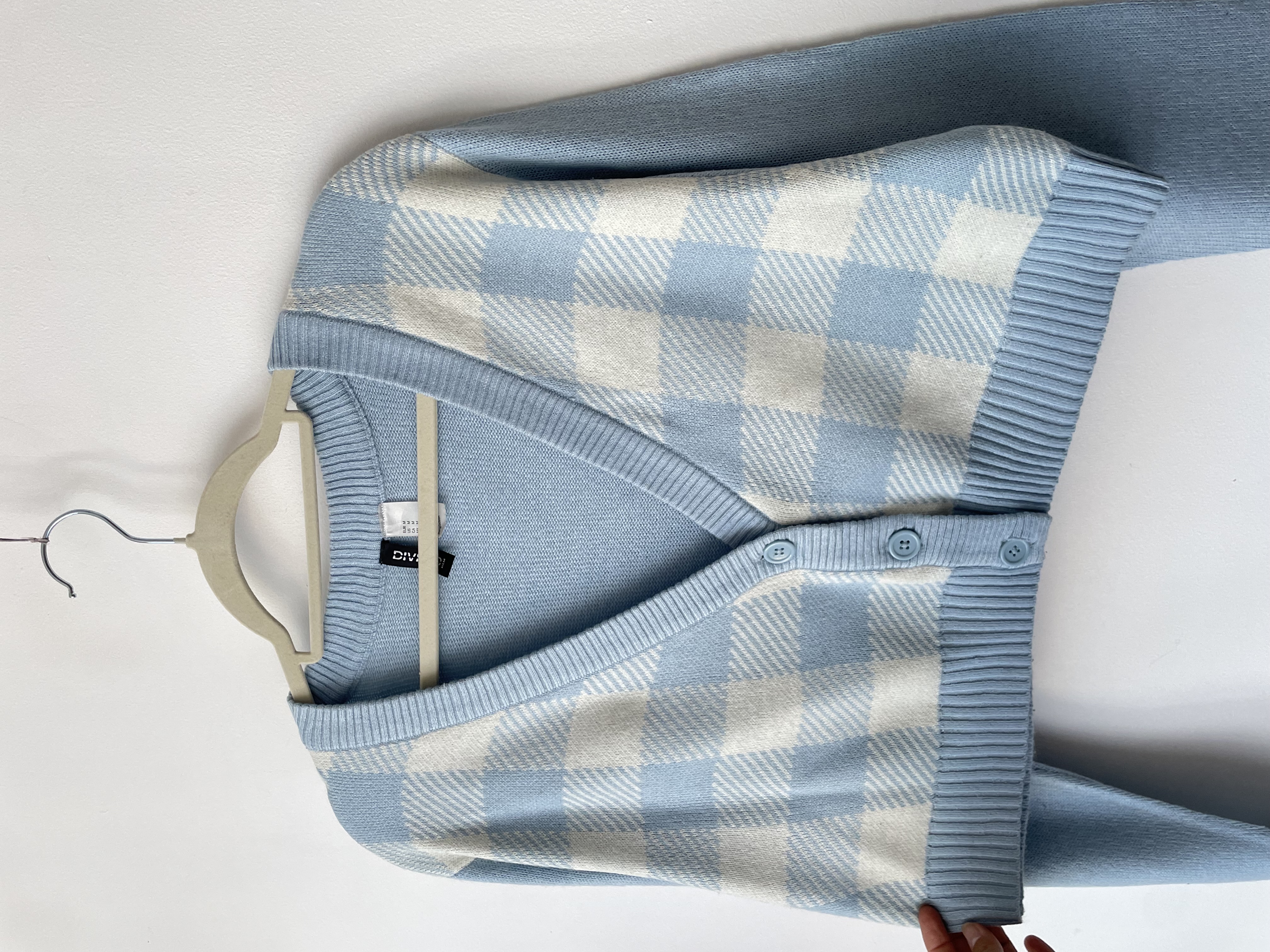 Cardigan celeste. Talla: M 2