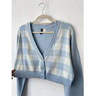 Cardigan celeste. Talla: M 2
