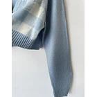 Cardigan celeste. Talla: M 3