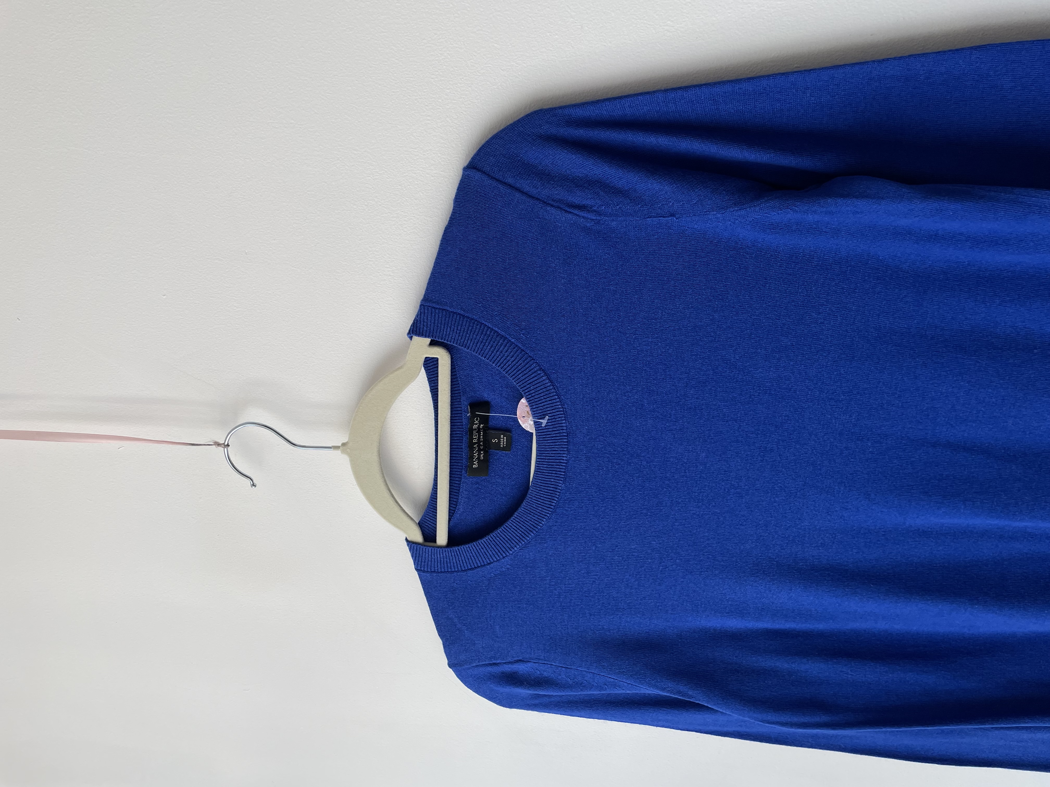 Sweater azul seda y Cachemira. Talla: S 2