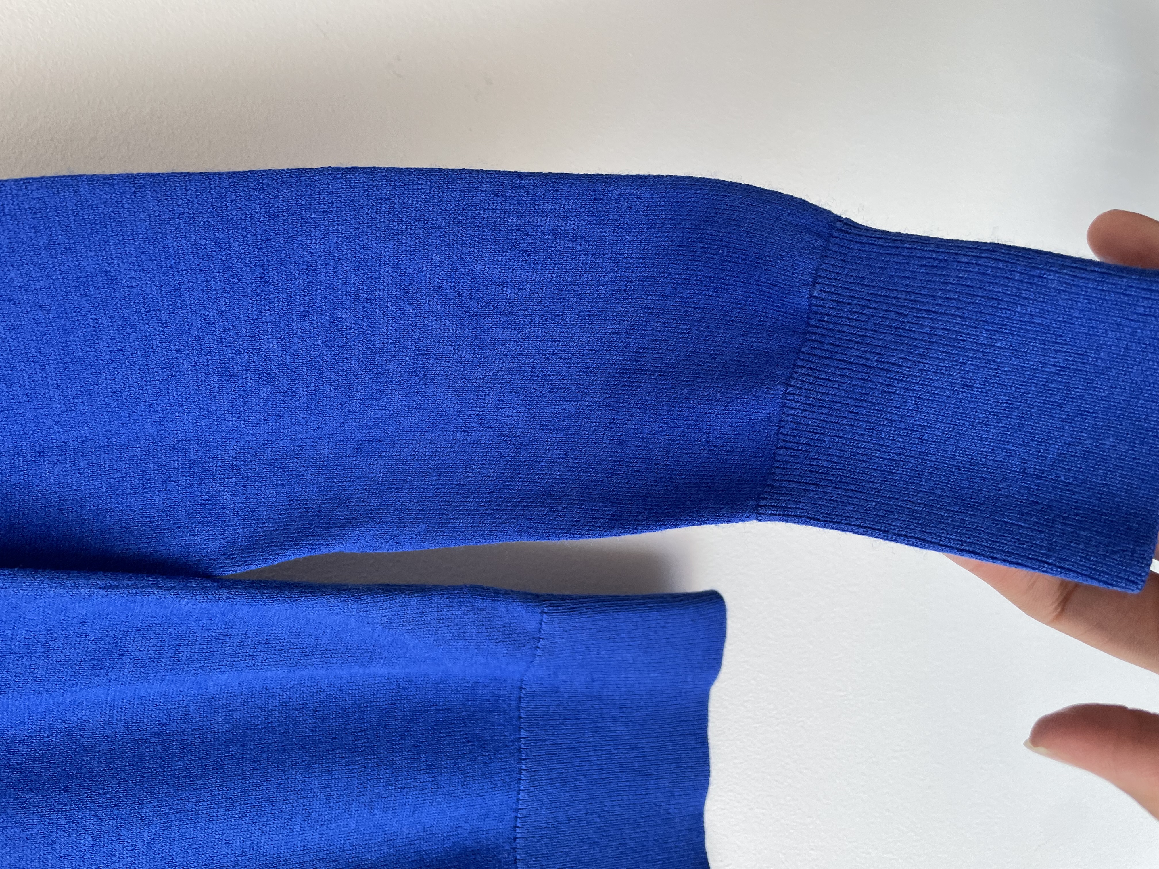 Sweater azul seda y Cachemira. Talla: S 3