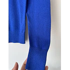 Sweater azul seda y Cachemira. Talla: S 3