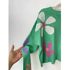 Sweater flores. Talla: L 2