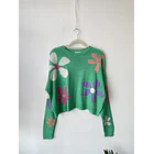 Sweater flores. Talla: L 3