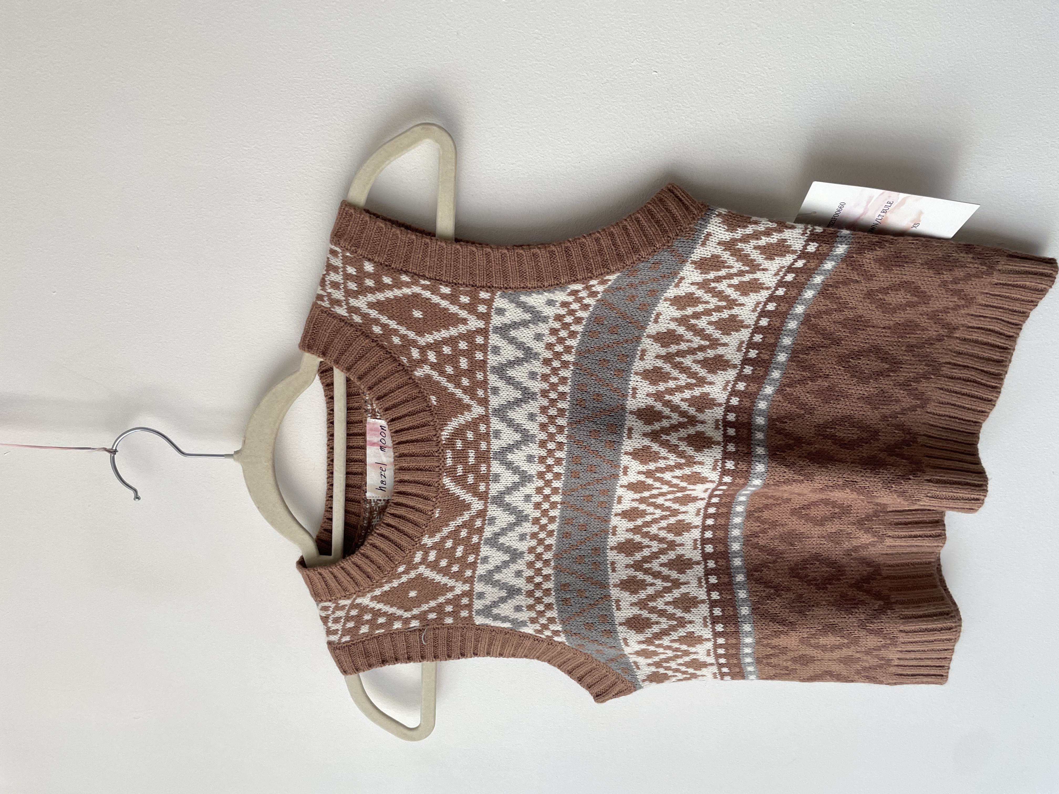 Vest camel. Talla: XS 2