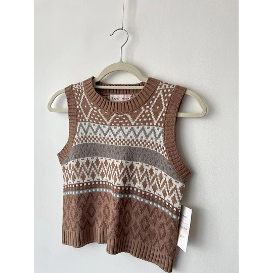 Vest camel. Talla: XS