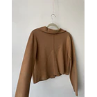 Chaqueta punto camel. Talla: M 3