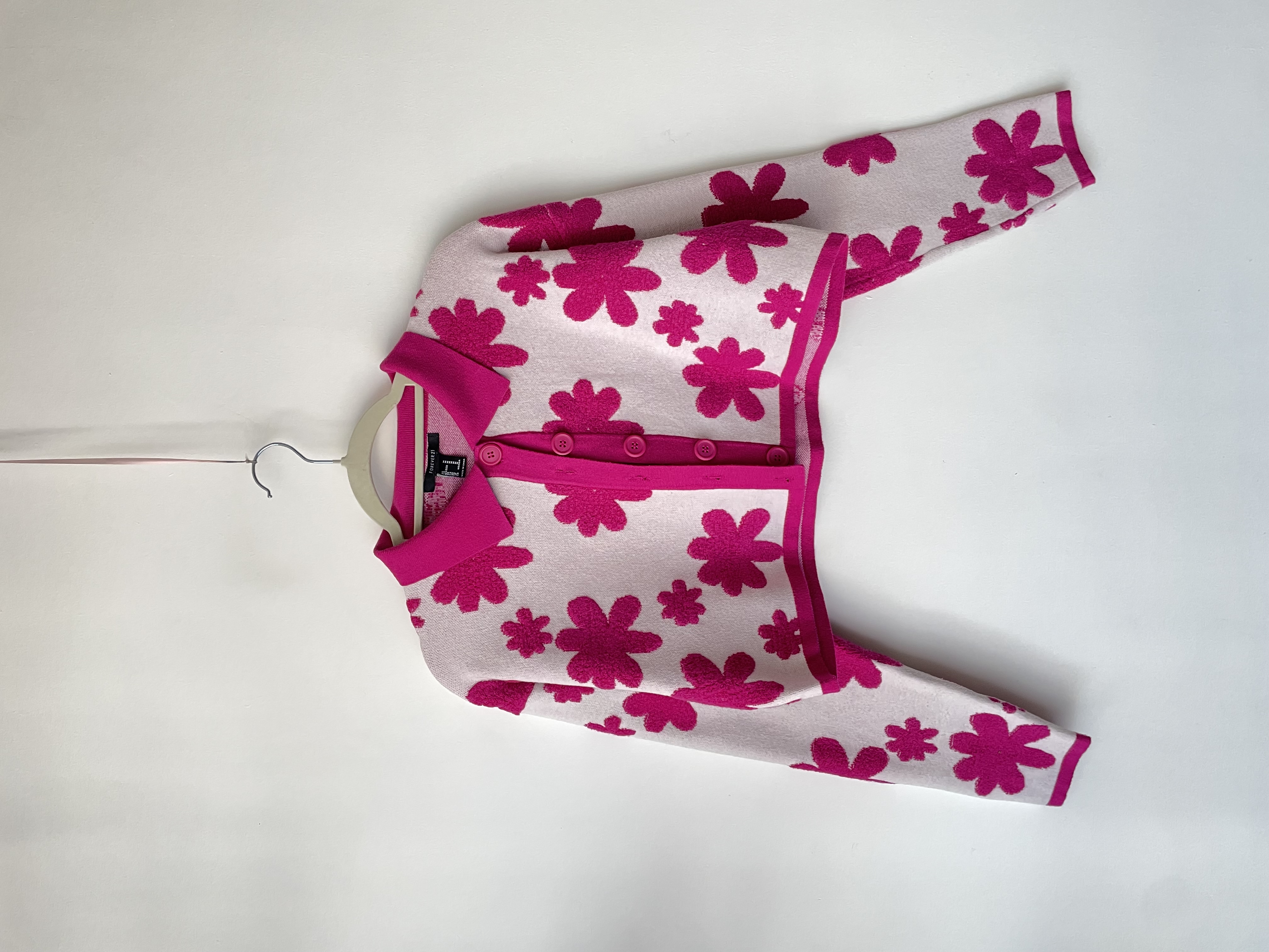 Cardigan flores. Talla: M 1