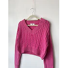 Sweater  fucsia. Talla: L 4
