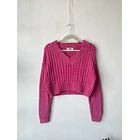 Sweater  fucsia. Talla: L 1