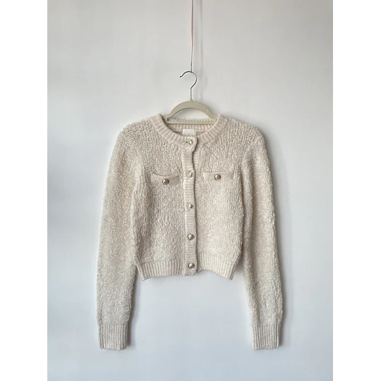 Cardigan grumoso. Talla: XS