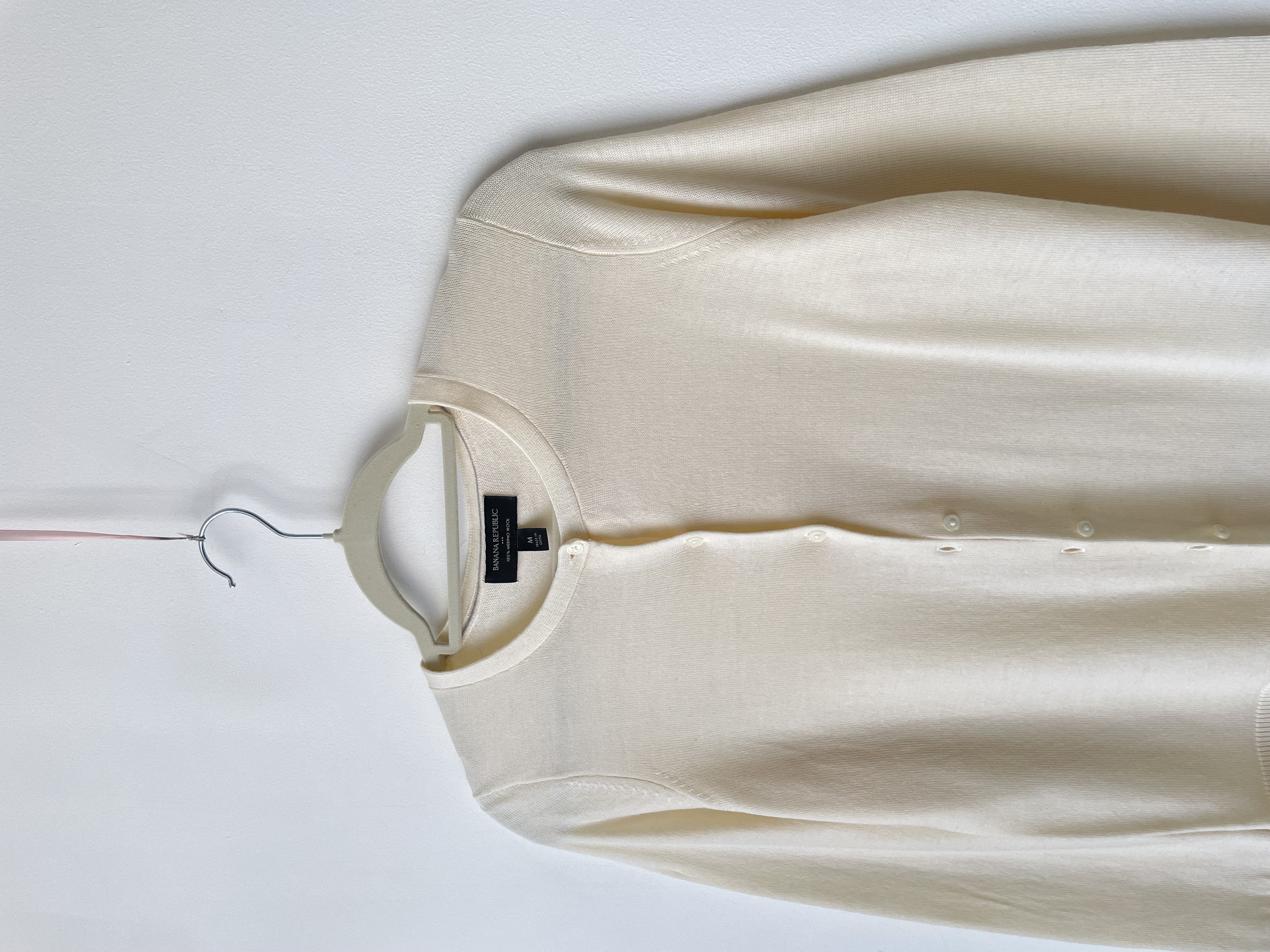Cardigan lana merino. Talla: M 2