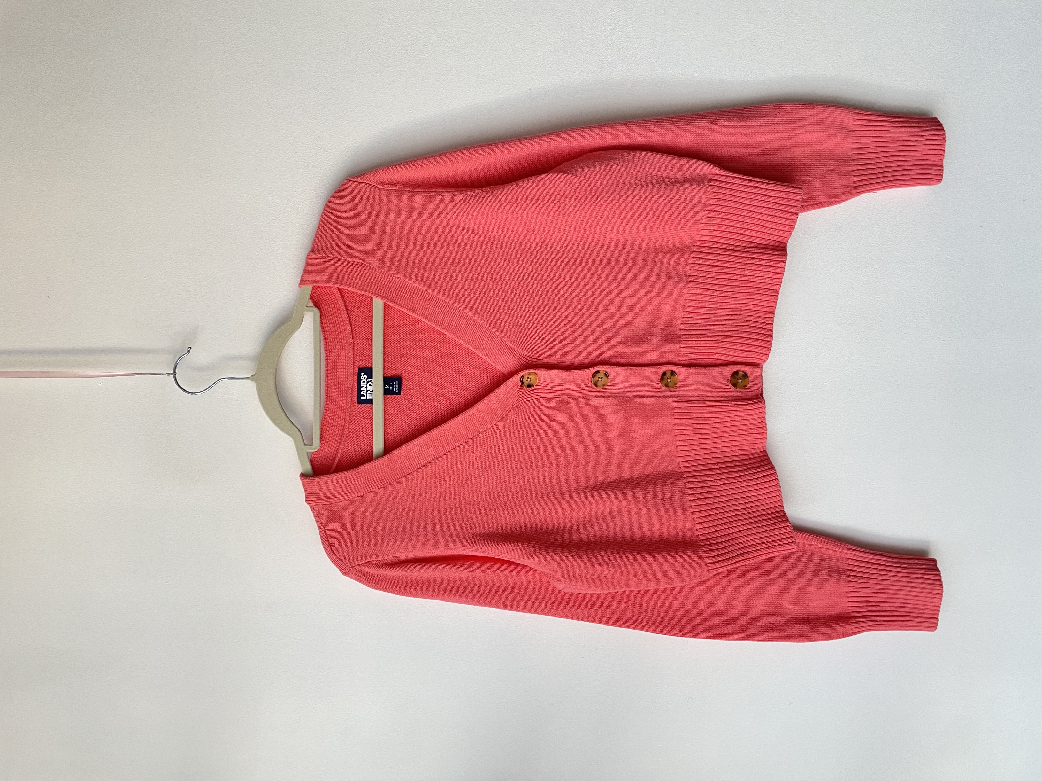 Cárdigan salmón. Talla: M 1