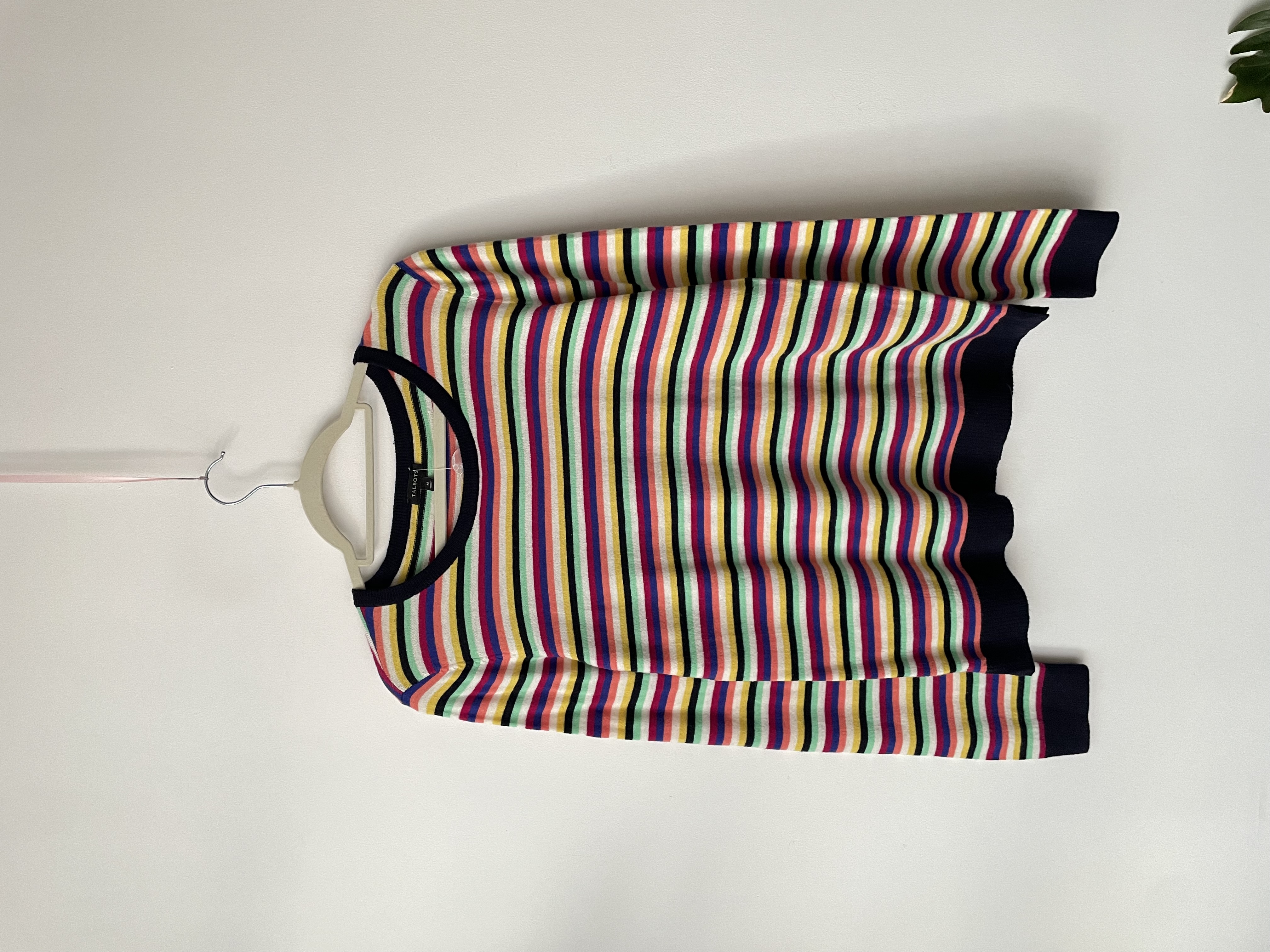 Sweater rayas lana. Talla: M 1