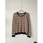 Sweater rayas lana. Talla: M 1