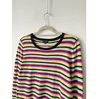 Sweater rayas lana. Talla: M 2