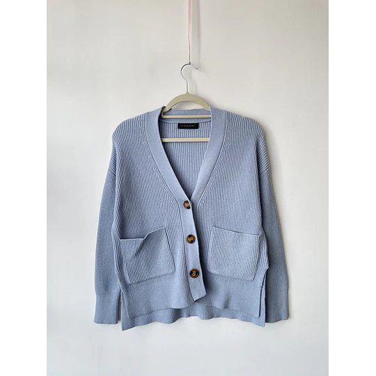 Cardigan celeste. Talla. S/M