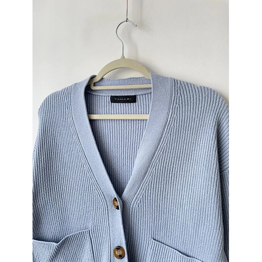Cardigan celeste. Talla. S/M