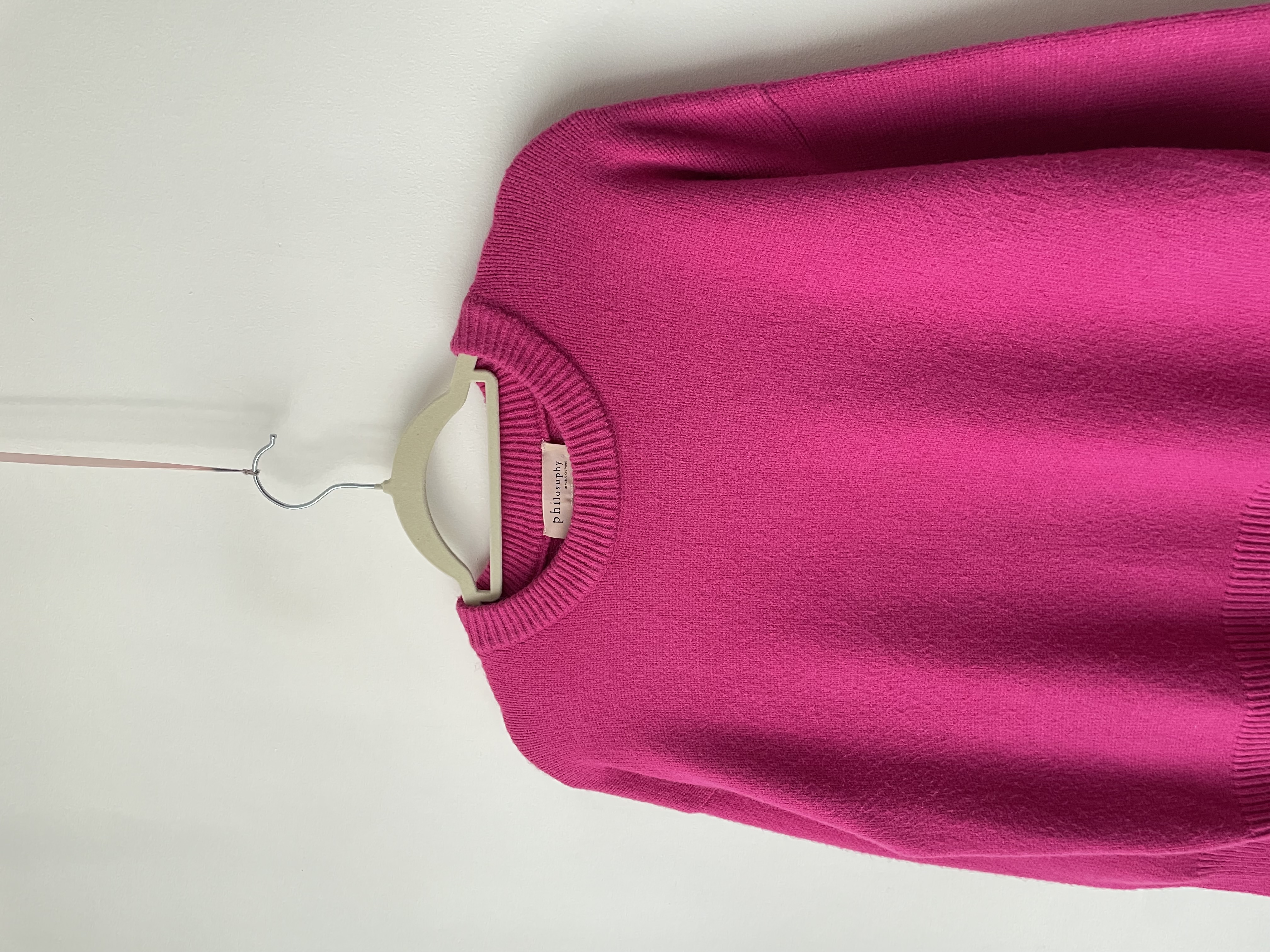 Sweater fucsia. Talla: S holgado 2
