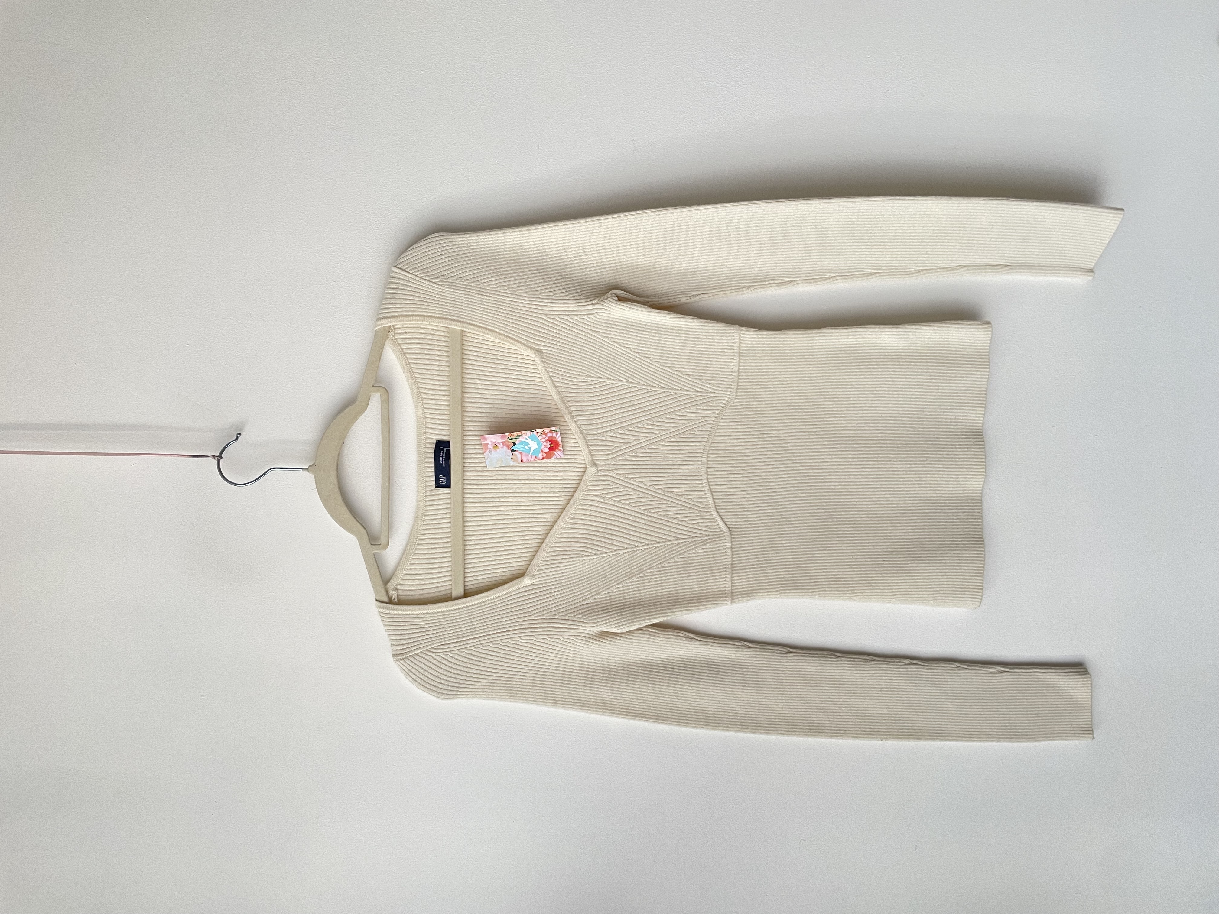 Camiseta crema. Talla: M 1