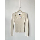 Camiseta crema. Talla: M 1