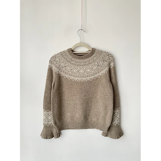 Sweater nordic. Talla: XXS holgado