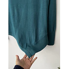 Sweater petróleo lana. Talla: S 3