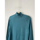 Sweater petróleo lana. Talla: S 2