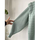 Sweater verde agua. Talla: 34 oversized (S/M) 2